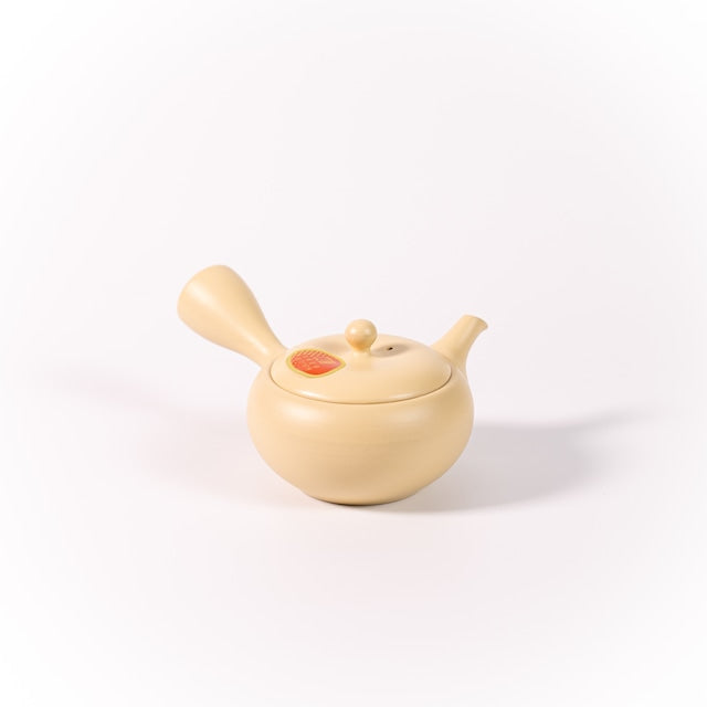 Teekanne, japanisches Teelehrer-zertifiziertes Produkt, 110 ml, cremefarben