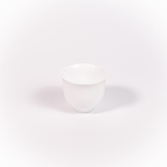 White porcelain cup 48cc